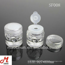 SF008A small diamond like airtight mineral powder container